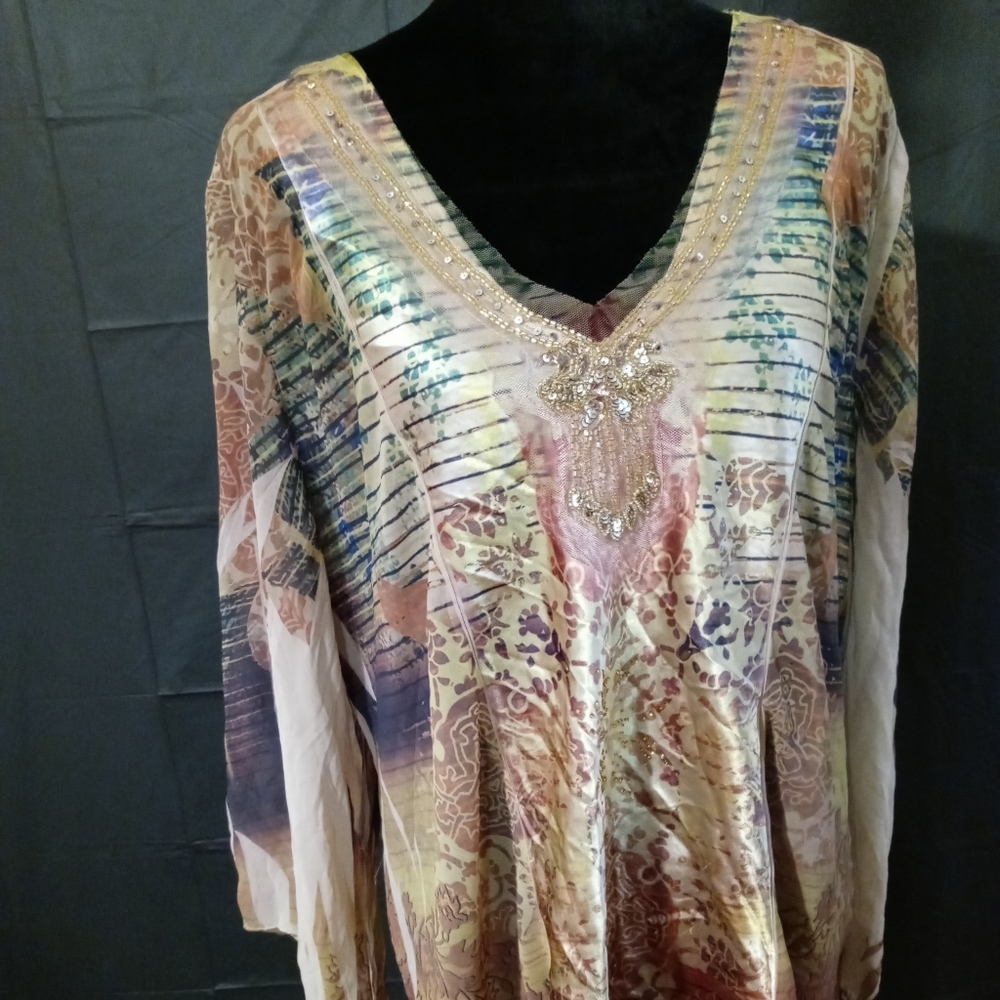 Dressy Gold design blouse